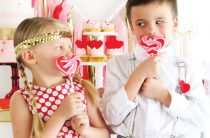 Candy bar и детская фотосессия ко дню св. Валентина